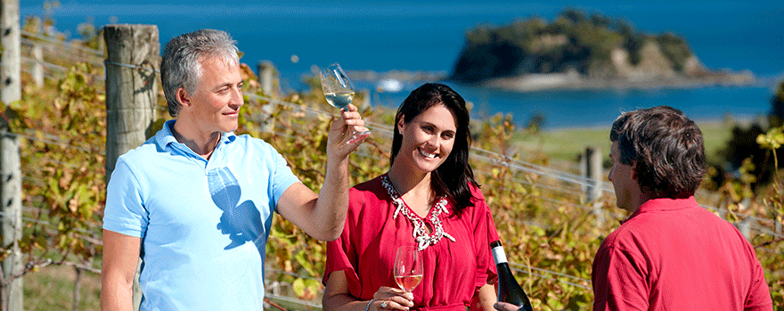 Wine tasting on Waiheke Island
